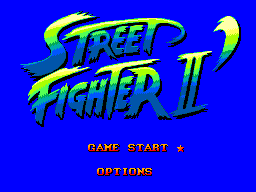 Street Fighter II (Brazil) Title Screen
